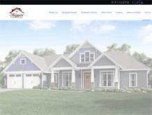 Tablet Screenshot of hayescustomhomesok.com